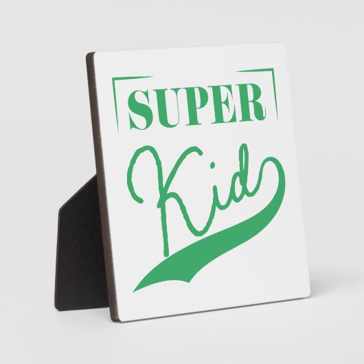 Super Kid Fotoplatte (Vorderseite)