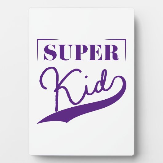Super Kid Fotoplatte (Vorderseite)