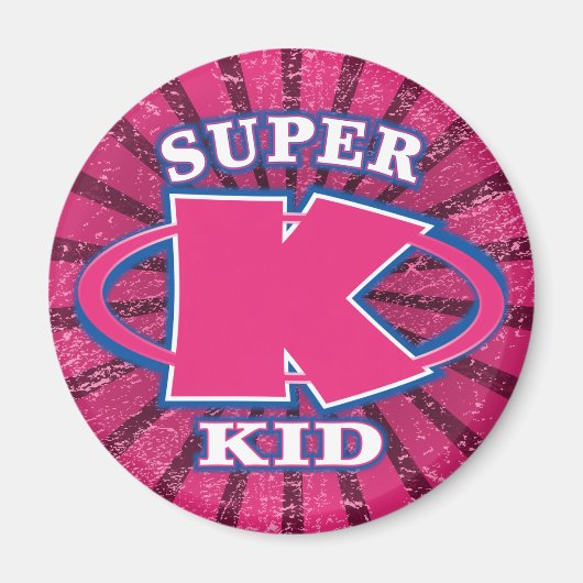 Super Kid Girls Magnet (Vorne)