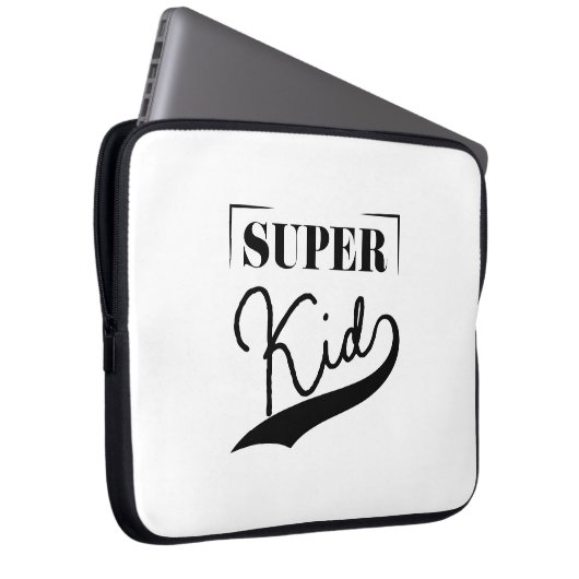 Super Kid Laptopschutzhülle (Vorne Rechts)