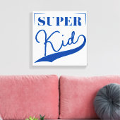 Super Kid Leinwanddruck (Insitu (Wohnzimmer))