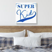Super Kid Leinwanddruck (Insitu (Schlafzimmer))