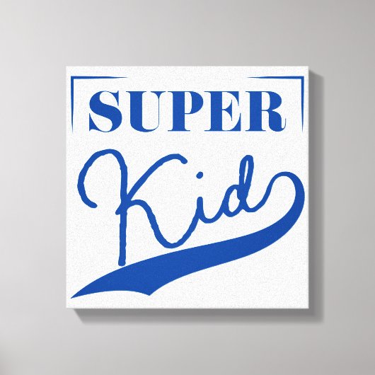 Super Kid Leinwanddruck (Vorderseite)