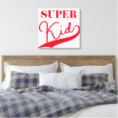 Super Kid Leinwanddruck (Insitu (Schlafzimmer))