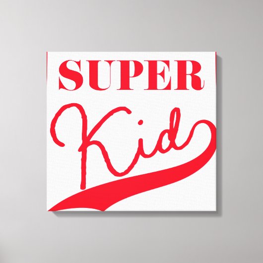 Super Kid Leinwanddruck (Vorderseite)