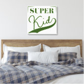 Super Kid Leinwanddruck (Insitu (Schlafzimmer))
