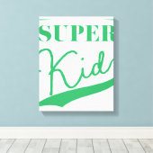 Super Kid Leinwanddruck (Insitu (Holzboden))