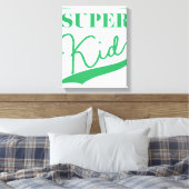 Super Kid Leinwanddruck (Insitu (Schlafzimmer))
