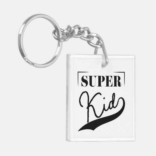 Super Kid Schlüsselanhänger (Vorderseite links)