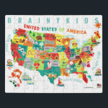 Super Kids Puzzle USA<br><div class="desc">8" x 10", 60 Stück: Puzzle Es sind die kleinen Stücke, die das große Bild machen! Erstellen Sie ein einzigartiges Geschenk mit einem personalisierten Foto oder Design, sodass Sie den Speicher wieder erleben können. Ein passendes Foto speichert Ihr Rätsel, wenn es nicht benutzt wird. Puzzle Dimension: 8" x 10 (60...</div>