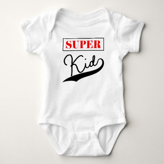 Super Kind Baby Strampler (Vorderseite)
