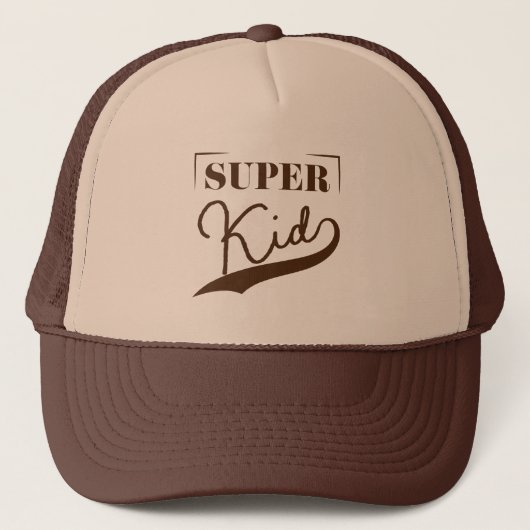 Super Kind Truckerkappe (Vorderseite)