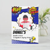 Super Kindergeburtstag Extravaganza Party bros Einladung (Stehend Vorderseite)