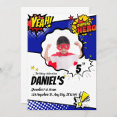 Super Kindergeburtstag Extravaganza Party bros Einladung (Vorne/Hinten)