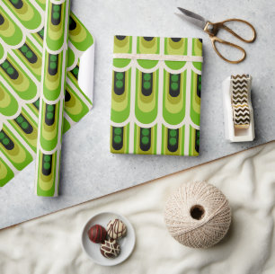 Super Kitsch Mod Retro 60er 70er Geschenkpapier