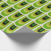 Super Kitsch Mod Retro 60er 70er Packpapier (Ecke)