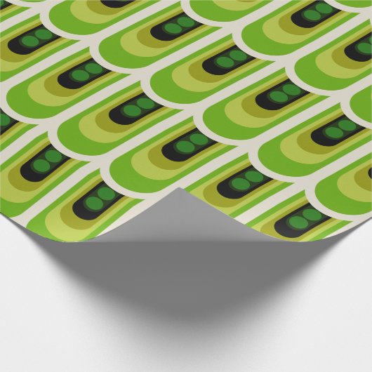 Super Kitsch Mod Retro 60er 70er Packpapier (Ecke)