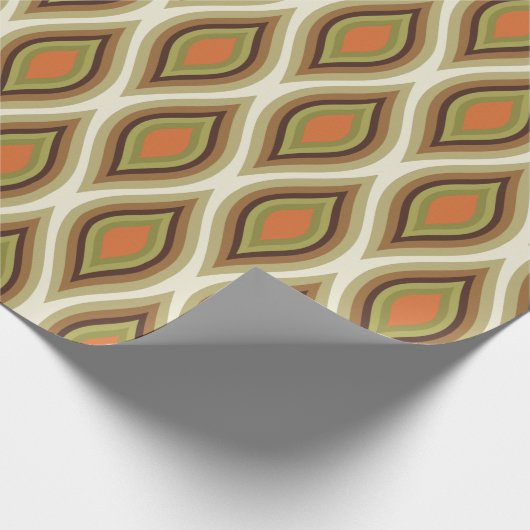 Super Kitsch Mod Retro 60er 70er Packpapier (Ecke)