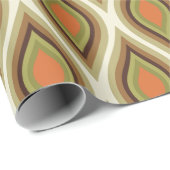 Super Kitsch Mod Retro 60er 70er Packpapier (Rolleneckpunkt)