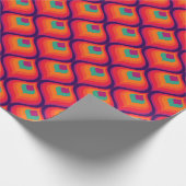 Super Kitsch Mod Retro 60er 70er Packpapier (Ecke)