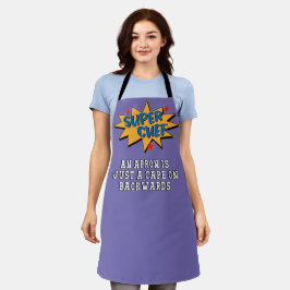 SUPER KOCH Cape Comic Style All-over Print Schürze
