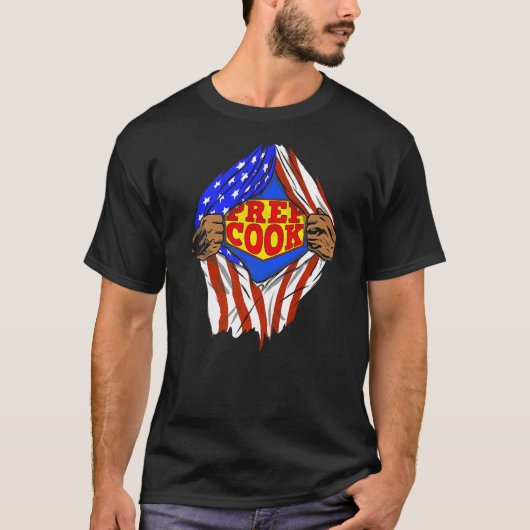 Super-Koch-Held-Job T-Shirt (Vorderseite)