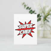 Super Koch Postkarte (Stehend Vorderseite)