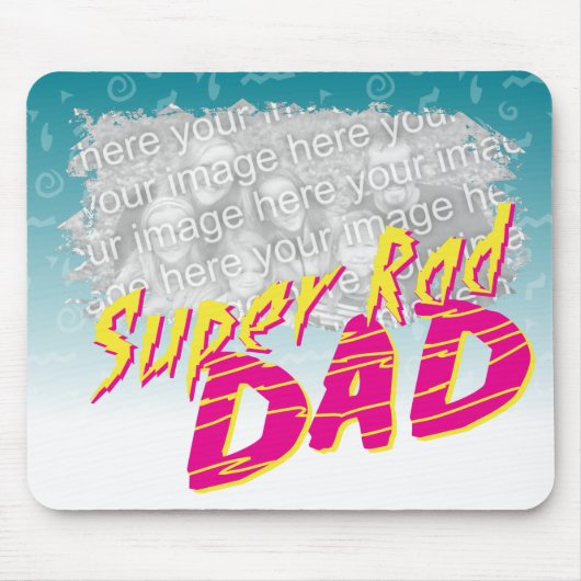 Super krasser Vater Customizeable Mousepad (Vorne)