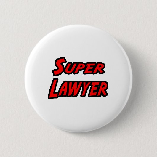 Super Lawyer Button (Vorderseite)
