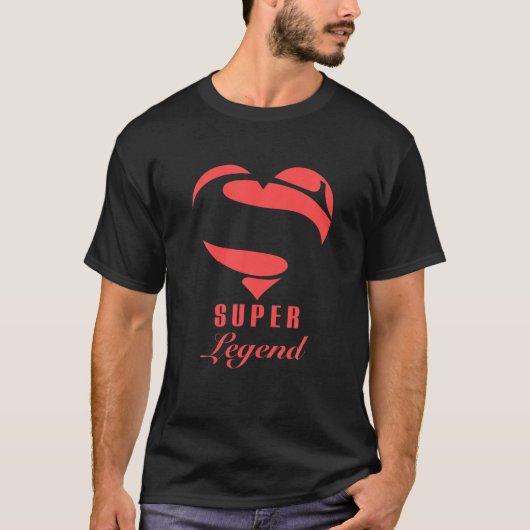 Super Legend Superhero Geschenk Familie Weihnachts T-Shirt (Vorderseite)