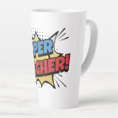 Super Lehrer Comic-Stil Milchtasse (Rechte Ecke)