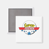 Super-Lehrer, Magnet (Vorderseite/Rückseite)
