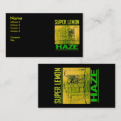 SUPER LEMON HAZE VISITENKARTE (Vorne/Hinten)