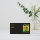 SUPER LEMON HAZE VISITENKARTE (Stehend Vorderseite)