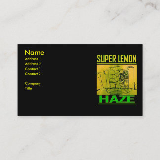 SUPER LEMON HAZE VISITENKARTE