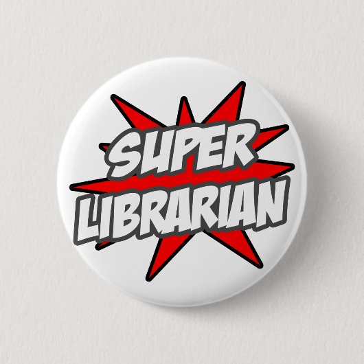 Super Librarian Button (Vorderseite)