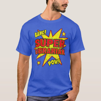 Super Librarian Super Power Public Library-Geschen T-Shirt