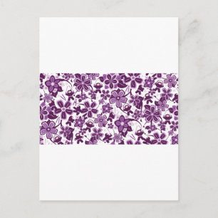 Super Lila Ninja Warriors Postkarte