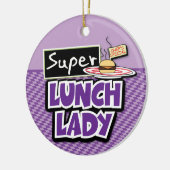 Super Lunch Lady Keramik Ornament (Links)