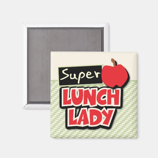 Super Lunch Lady Magnet (Vorderseite/Rückseite)