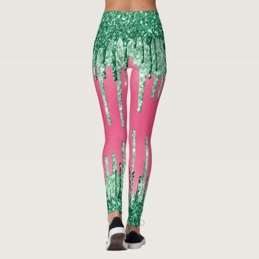 Super lustige, benutzerdefinierte gedruckte Leggin Leggings (Rückseite)