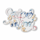 Super Mama Aufkleber (Vorderseite)