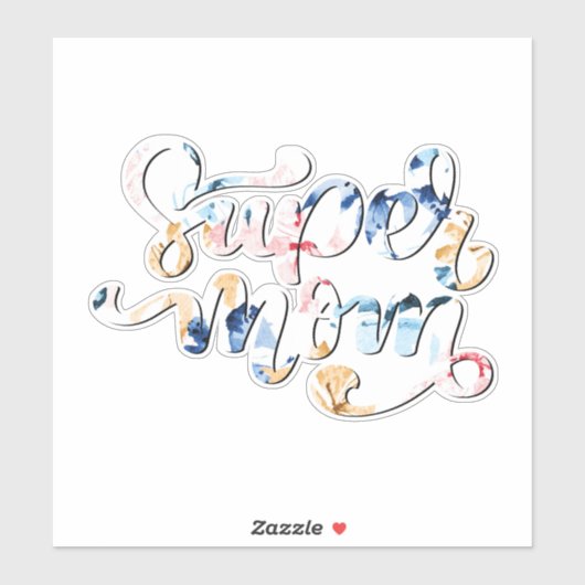 Super Mama Aufkleber (Blatt)