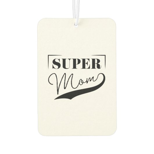 Super Mama Autolufterfrischer (Rückseite)