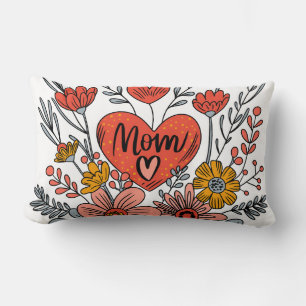 Super Mama Blumenkissen Lendenkissen