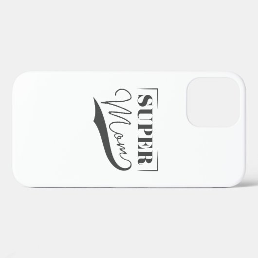 Super Mama Case-Mate iPhone Hülle (Rückseite (Horizontal))
