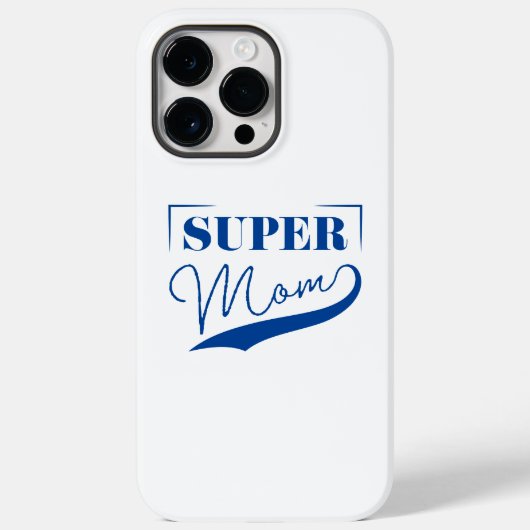 Super Mama Case-Mate iPhone Hülle (Rückseite)