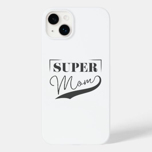 Super Mama Case-Mate iPhone Hülle (Rückseite)