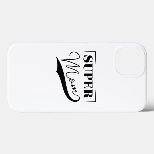 Super Mama Case-Mate iPhone Hülle (Rückseite (Horizontal))