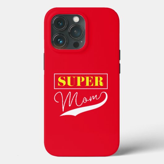 Super Mama Case-Mate iPhone Hülle (Rückseite)